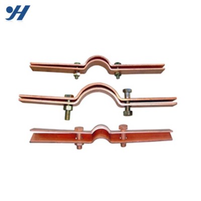 High Performance Stamped or Embossed Copper Color Riser Clamp