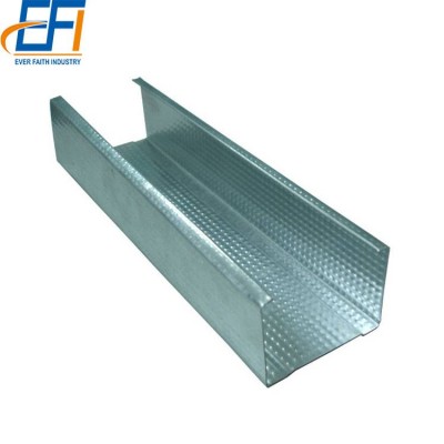 Light C-channels C Stud Furring Channel Galvanized Steel Keel Partition C Channel Steel Sizes