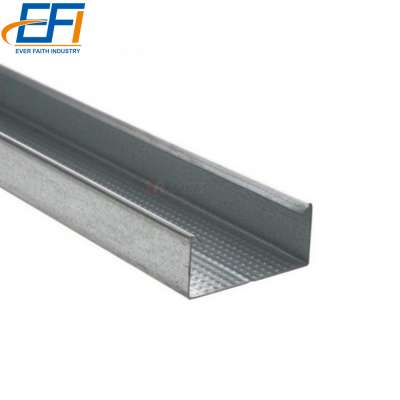 Galvanized Drywall metal track and stud sizes Metal Runner&Track Steel Channel gi metal stud track channel