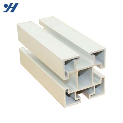 6063-T5 Extruding Anodized Silver White aluminum profile for office partition